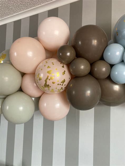 Balloon Garland Kit Nude Colors Balloon Garland Baby Shower Etsy