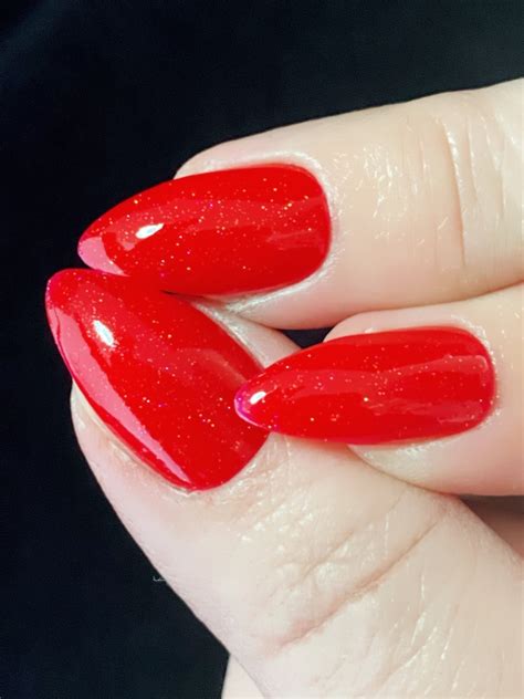 Surprise Red Nail Polish Glitter Polish - Etsy