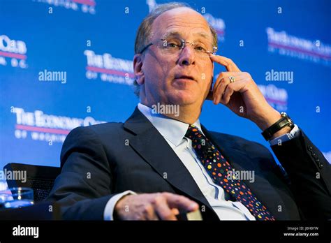 Washington Dc Usa 12th Apr 2017 Laurence Larry Fink Chairman