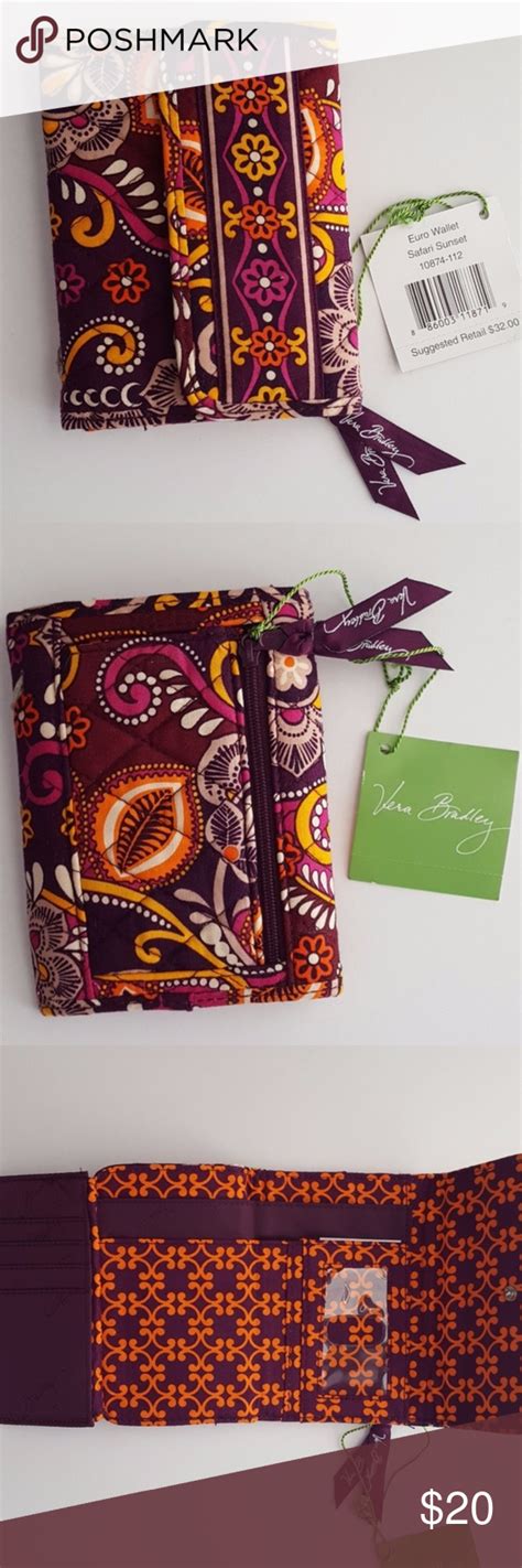 Vera Bradley Women S Euro Wallet Iucn Water