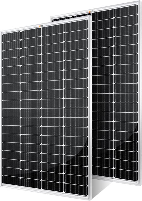 Amazon Traver Force Solar Panel 100 Watt 10BB Monocrystalline 12V