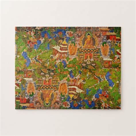 Buddha Buddhist Buddhism Blessing Boho Bohemian Jigsaw Puzzle | Zazzle.com