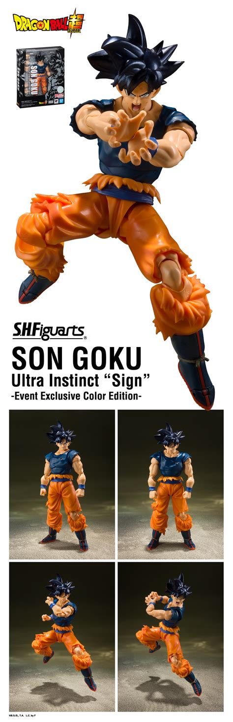 Shfiguarts Son Goku Ultra Instinct Sign Event Exclusive Color