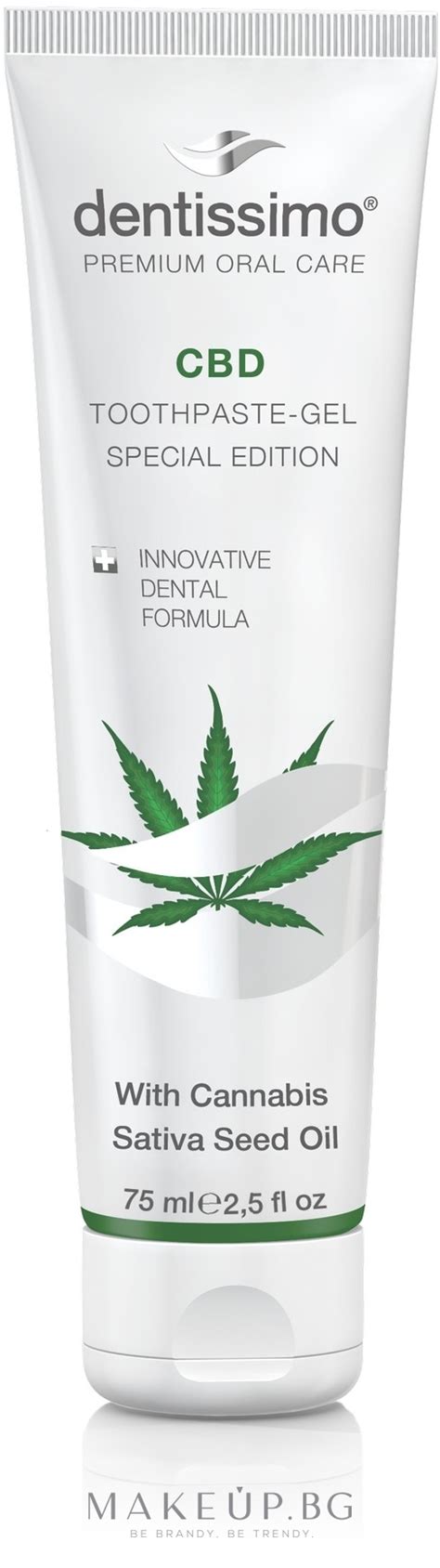 Dentissimo CBD Toothpaste Gel Special Edition With Cannabis Sativa Seed