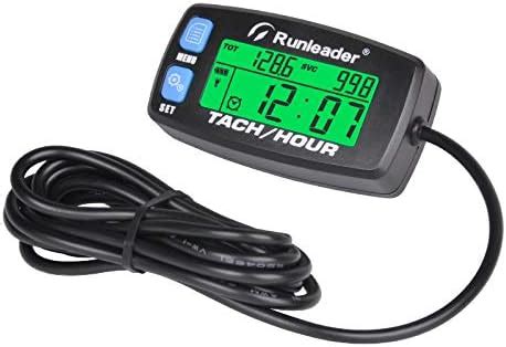 Amazon Runleader Digital Self Powered Tach Hour Meter Maintenance