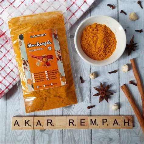 Jual Akarrempah Temulawak Bubuk Murni Serbuk Temulawak Empon Empon