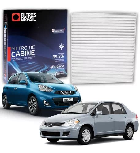 Filtro De Cabine Ar Condicionado Para Nissan March E Versa