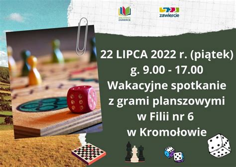 Dzie Gier Planszowych Miejska Biblioteka