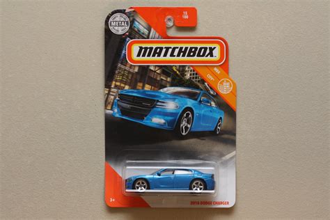 Matchbox 2020 Mbx City 18 Dodge Charger Rt Blue