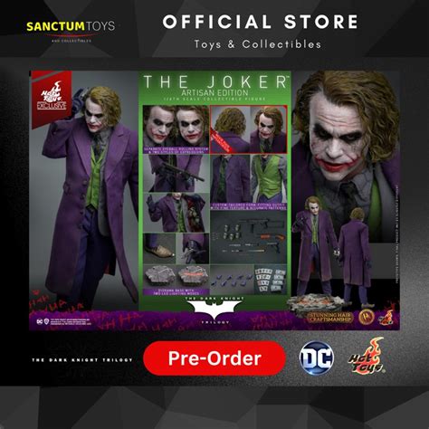 Pre Order Hot Toys DX33AE The Dark Knight Trilogy 1 6th Scale The Joker Collectible