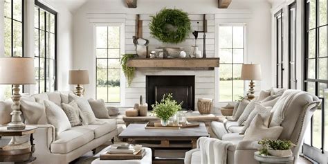 25 Charming Farmhouse Living Room Ideas - DIYCozy: Nails, Decor, DIY ...