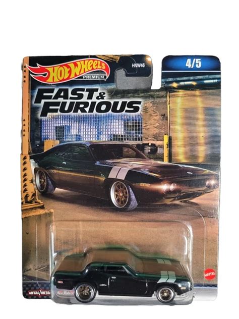 HOT WHEELS FAST And Furious Plymouth GTX Premium Real Riders FNF EUR PicClick FR