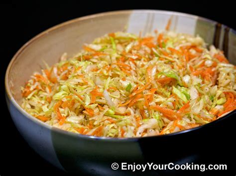 Cabbage and Carrots Salad with Oil | Recipe | My Homemade Food Recipes ...