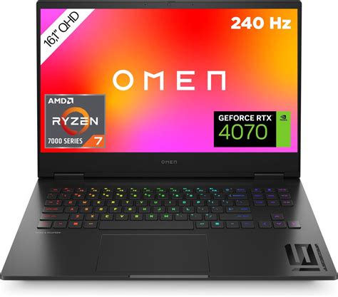 HP Omen Gaming Laptop 16 1 QHD 240Hz Display AMD Ryzen 7 7840HS