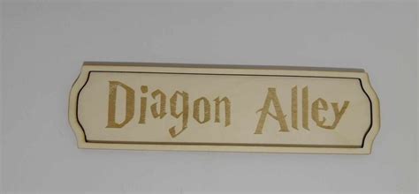 Diagon Alley Sign - Etsy