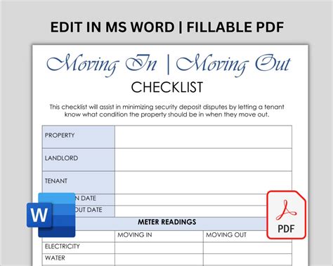 Simplify Your Move In And Move Out Process With Our Fillable Digital