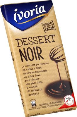 Ivoria Chocolat Noir Dessert Captain Click