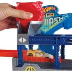 Hot Wheels Mega Car Wash Connectable Connectable Play Set With Car Ftb Buy Online At Best