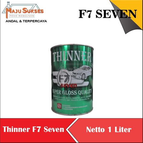 Jual Thinner F F Seven Thiner Pengencer Cat Minyak Besi Kayu Tiner F