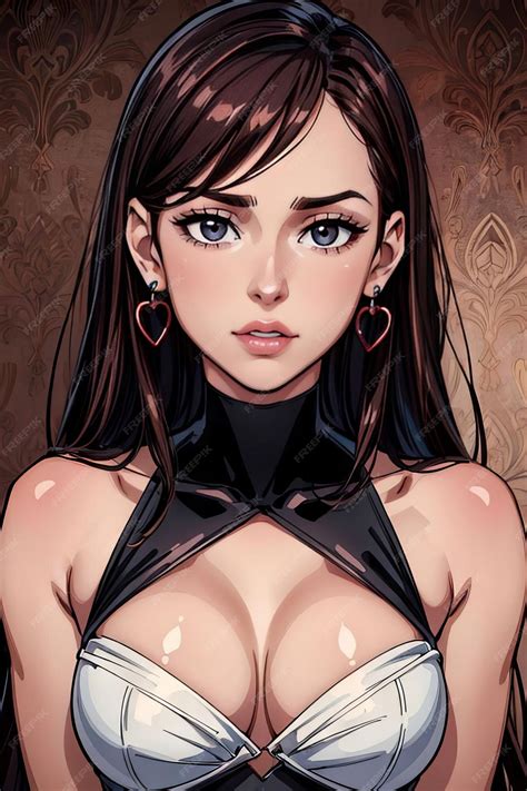 Jeune Fille Sexy Anime Style Personnage Illustration Design Manga Anime