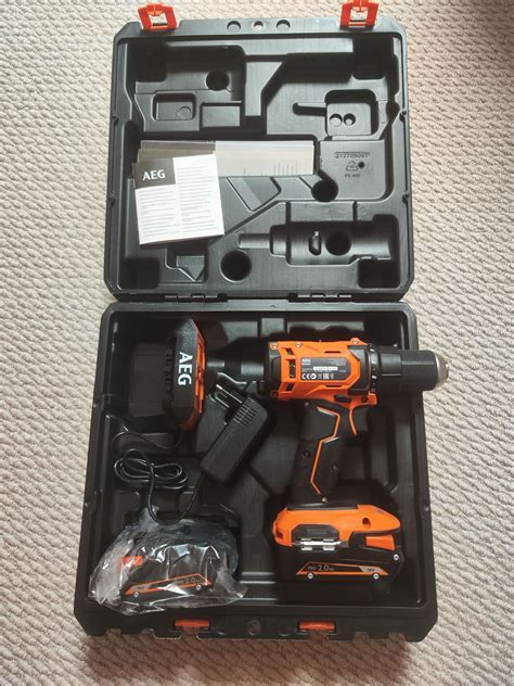 Дрель-шуруповерт аккумуляторная AEG BS18G4-202C 4935478630 — купить в ...