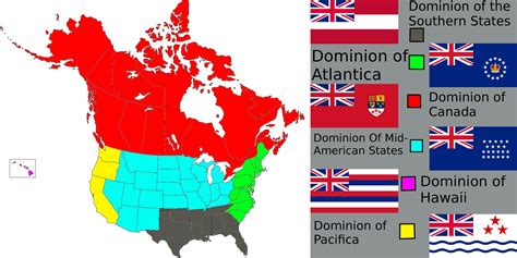 British Dominions of North America : r/vexillology