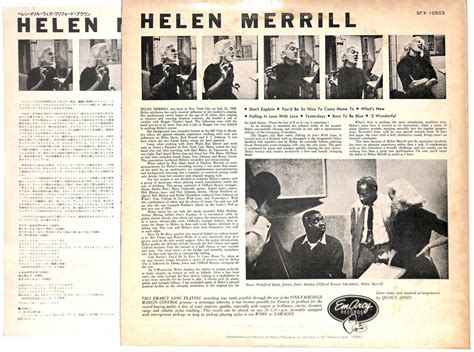 Yahoo オークション d4516 LP Helen Merrill Helen Merrill