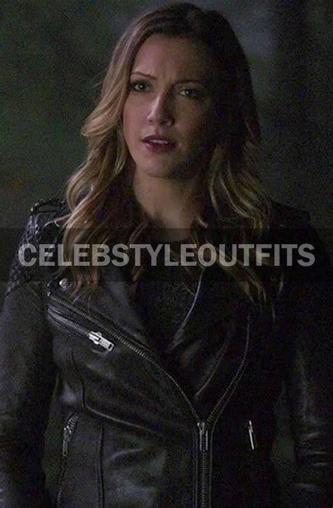 Lance Laurel Siren Arrow Katie Cassidy Black Canary Jacket