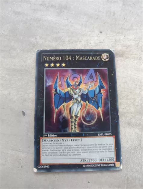 Carte Yu Gi Oh Num Ro Mascarade Jolt Fr Eur Picclick Fr