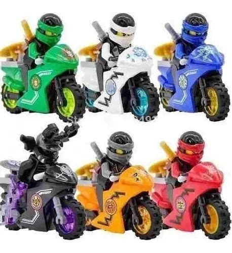 Kit Ninjago Ninjas 6 Bonecos 6 Motos Jay Kai Lloyd Zane MercadoLivre