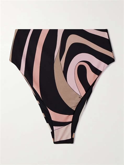 PUCCI Printed Bikini Briefs NET A PORTER