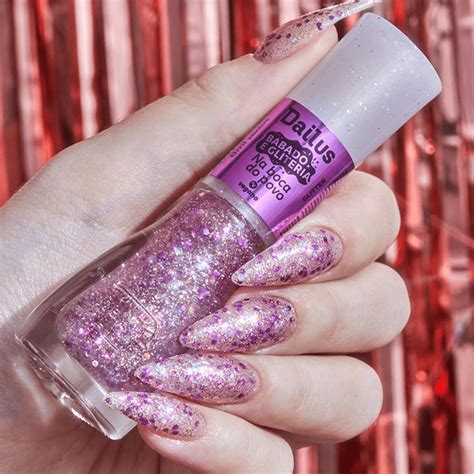 Esmalte Dailus Babado E Gliteria Na Boca Do Povo Glitter Gabeauty