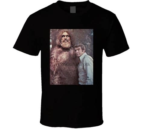 Seis Milh Es De D Lares Homem Retro 70s Bigfoot Tv F T Camisa