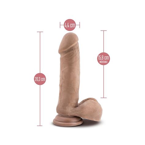 Au Naturel Dildo Doble Densidad Cm Moca