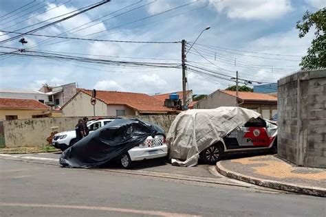 Policiais militares colidem viaturas durante perseguição em Sumaré