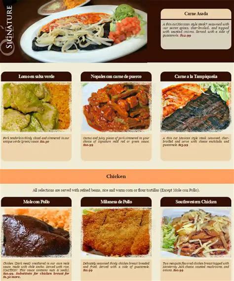 Menu at Casa Ole restaurant, Waukesha