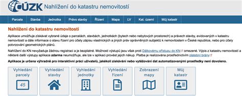 V Pis Z Katastru Nemovitost V E Co Pot Ebujete V D T Dostupn Advok T