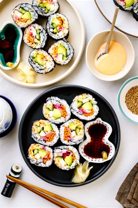 Vegetarian Sushi Rolls • Just One Cookbook