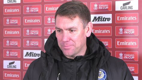 Dave Challinor Post Match Interview Worksop Town Youtube