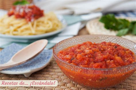 Receta Salsa Napolitana Casera Para Pasta Receta Tradicional