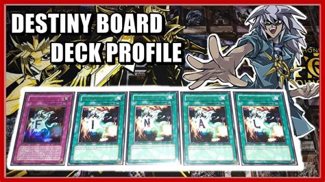 Destiny Board Deck Profile Yu Gi Oh August 2021 German Youtube