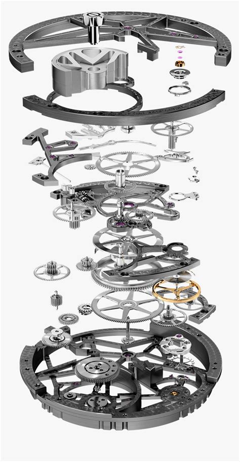 Thumb Image - Automatic Movement Exploded View, HD Png Download - kindpng