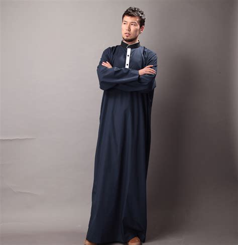 Купить Исламская Одежда для мужчин thobe арабские Мужская одежда абайю ...