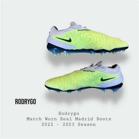 Rodrygo Match Worn Real Madrid Shirt & Worn Boots 2022 - 2023 Season ...