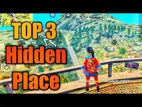 New Top Hidden Places In Free Fire Bermuda New Hidden Place