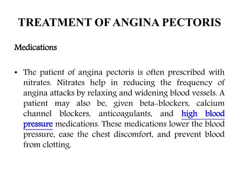 Angina pectoris : causes, symptoms, diagnosis and treatment | PPT