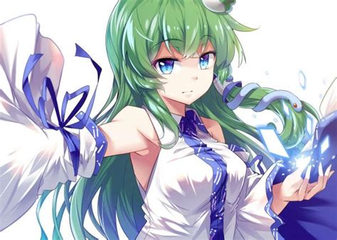 Papel De Parede Touhou Kochiya Sanae Miyase Mahiro Meninas Anime