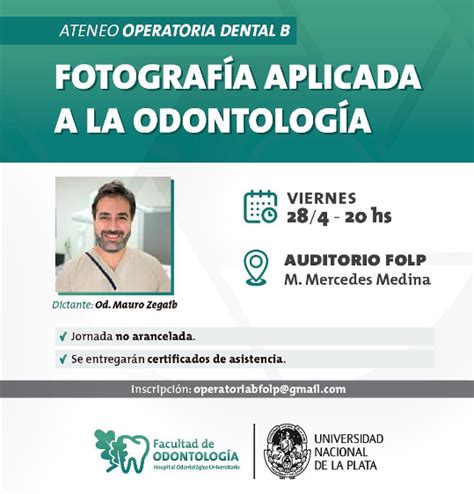 La Facultad de Odontología de la UNLP invita a la Jornada sobre