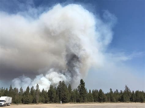 Wildfire In Deschutes National Forest Grows To Almost 400 Acres