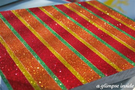 A Glimpse Inside: Glitter Art